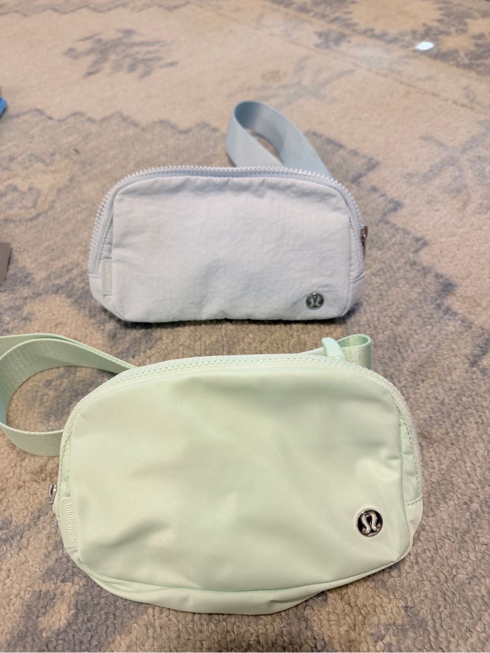 lululemon athletica Crossbody Bag Duo in Light blue and Pale Mint
